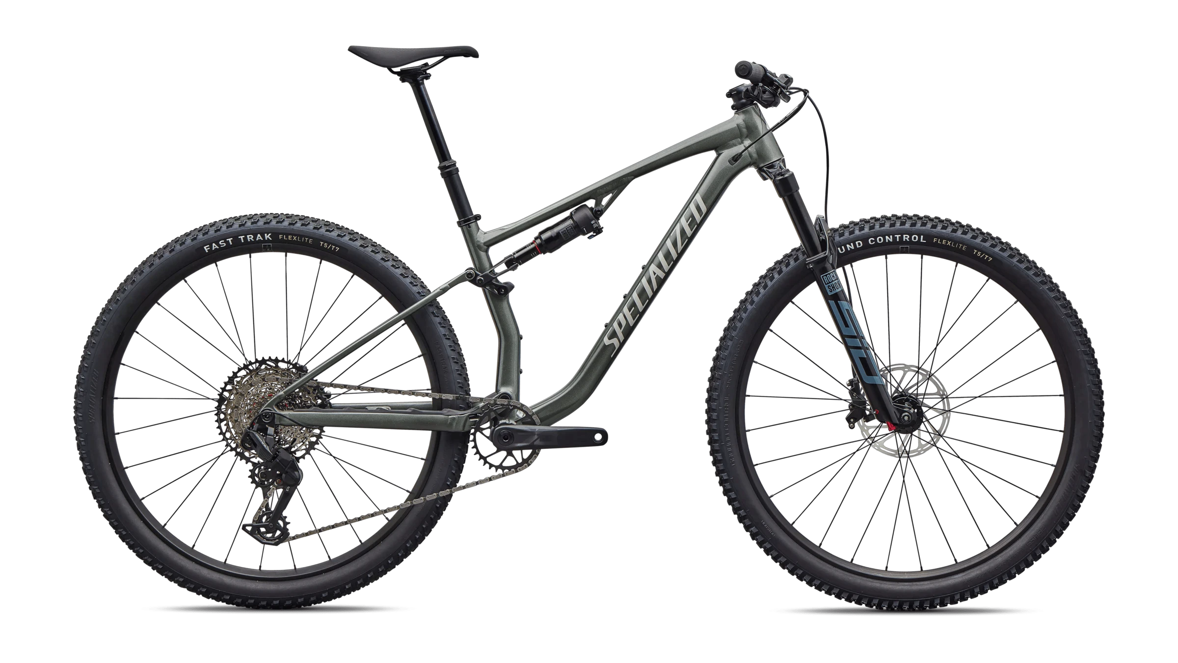 1. Bicicleta Full Suspension SPECIALIZED Chisel Comp - Gloss Charcoal Tint Over Silver Dust XS