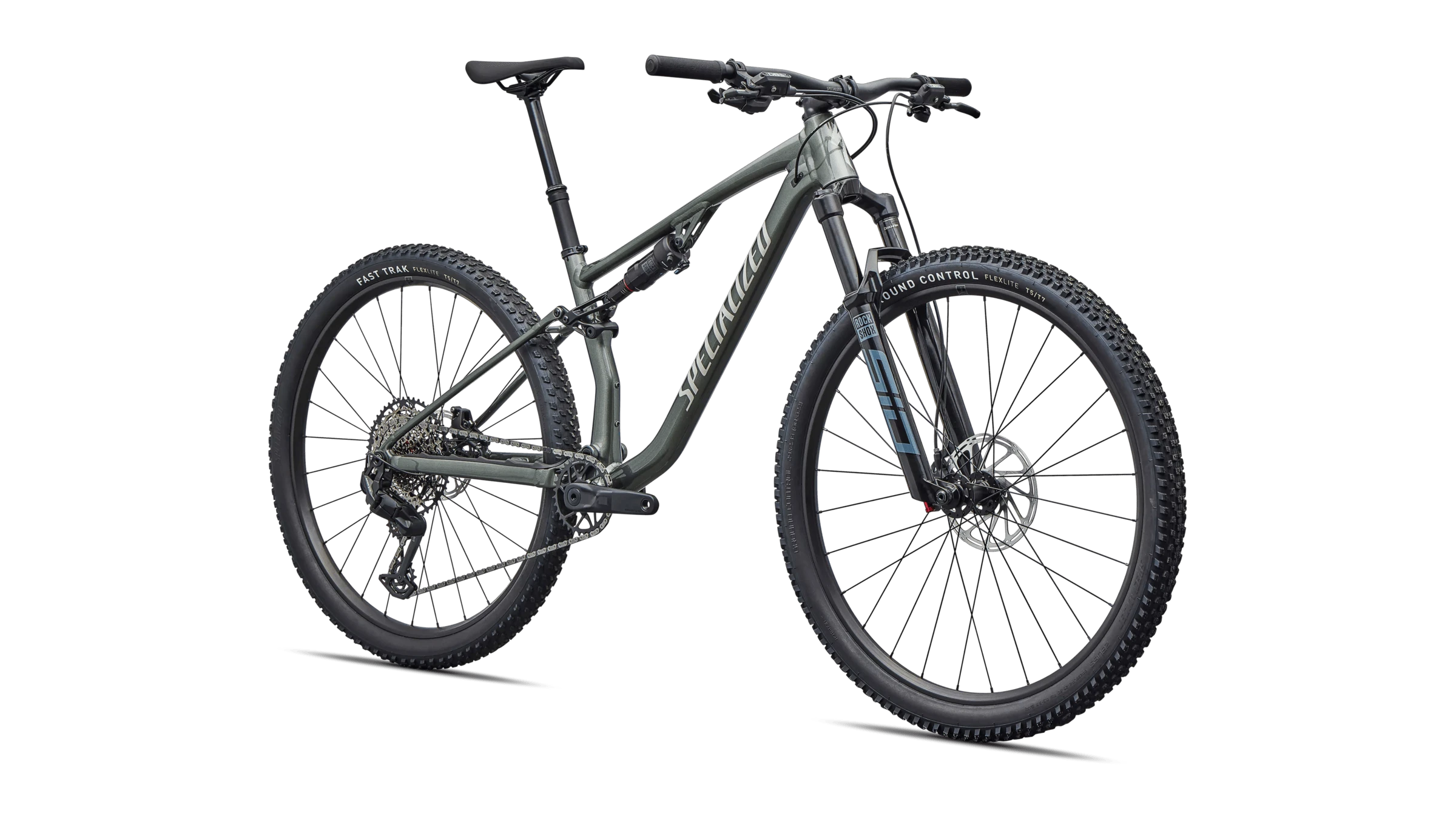 4. Bicicleta Full Suspension SPECIALIZED Chisel Comp - Gloss Charcoal Tint Over Silver Dust XS