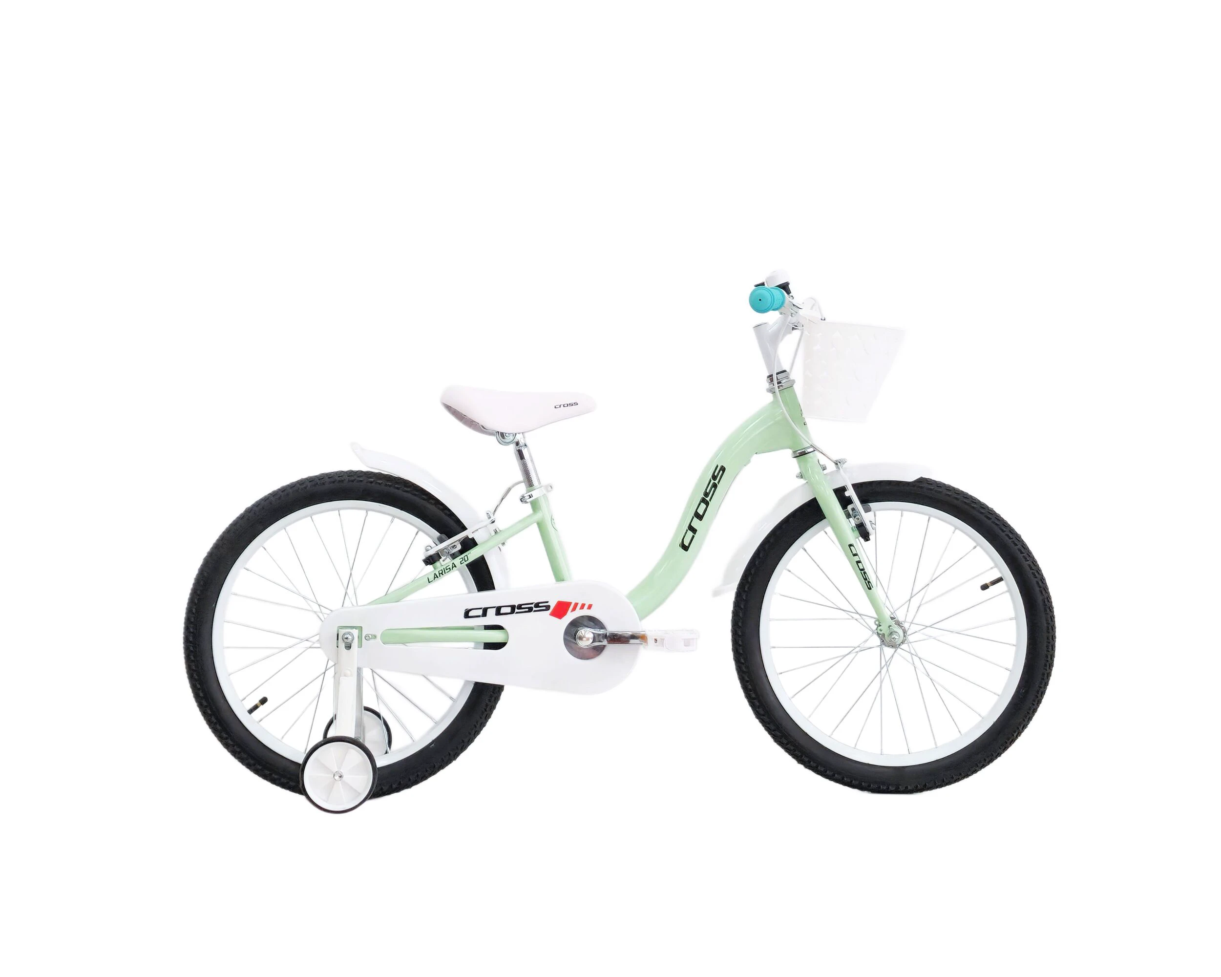 1. Bicicleta copii mtb CROSS Larisa V-Break 20 - Light Green | 6-8 ani