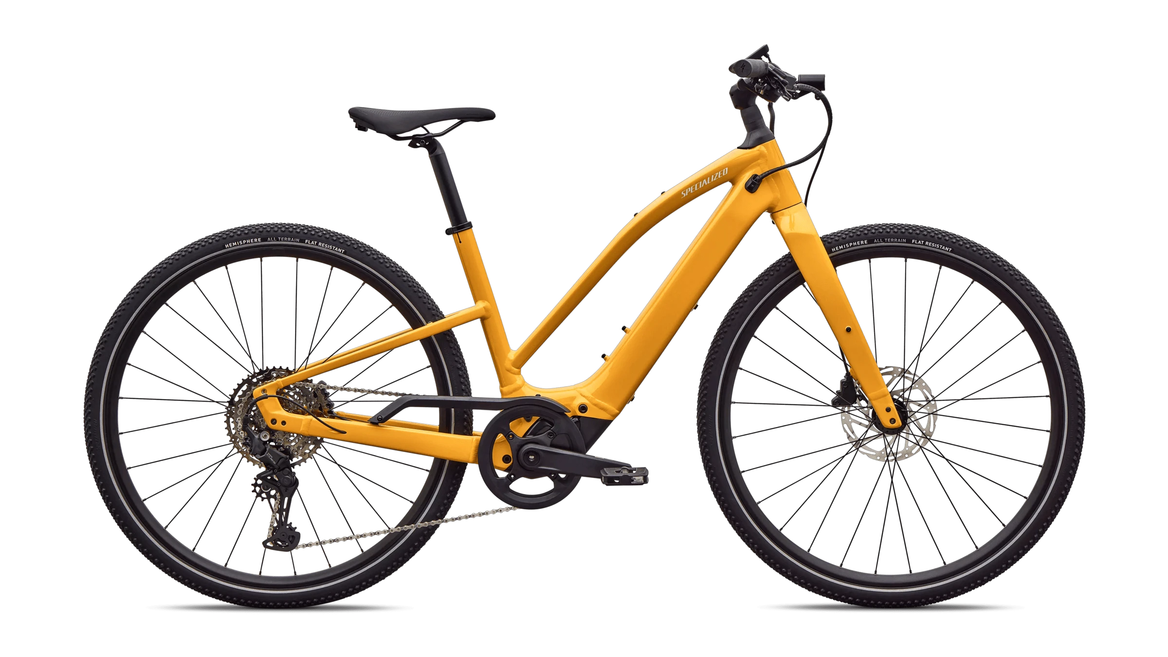 1. Bicicleta Electrica 4 SPECIALIZED Turbo Vado SL 2 4.0 Step-Through - Gloss Brassy Yellow S