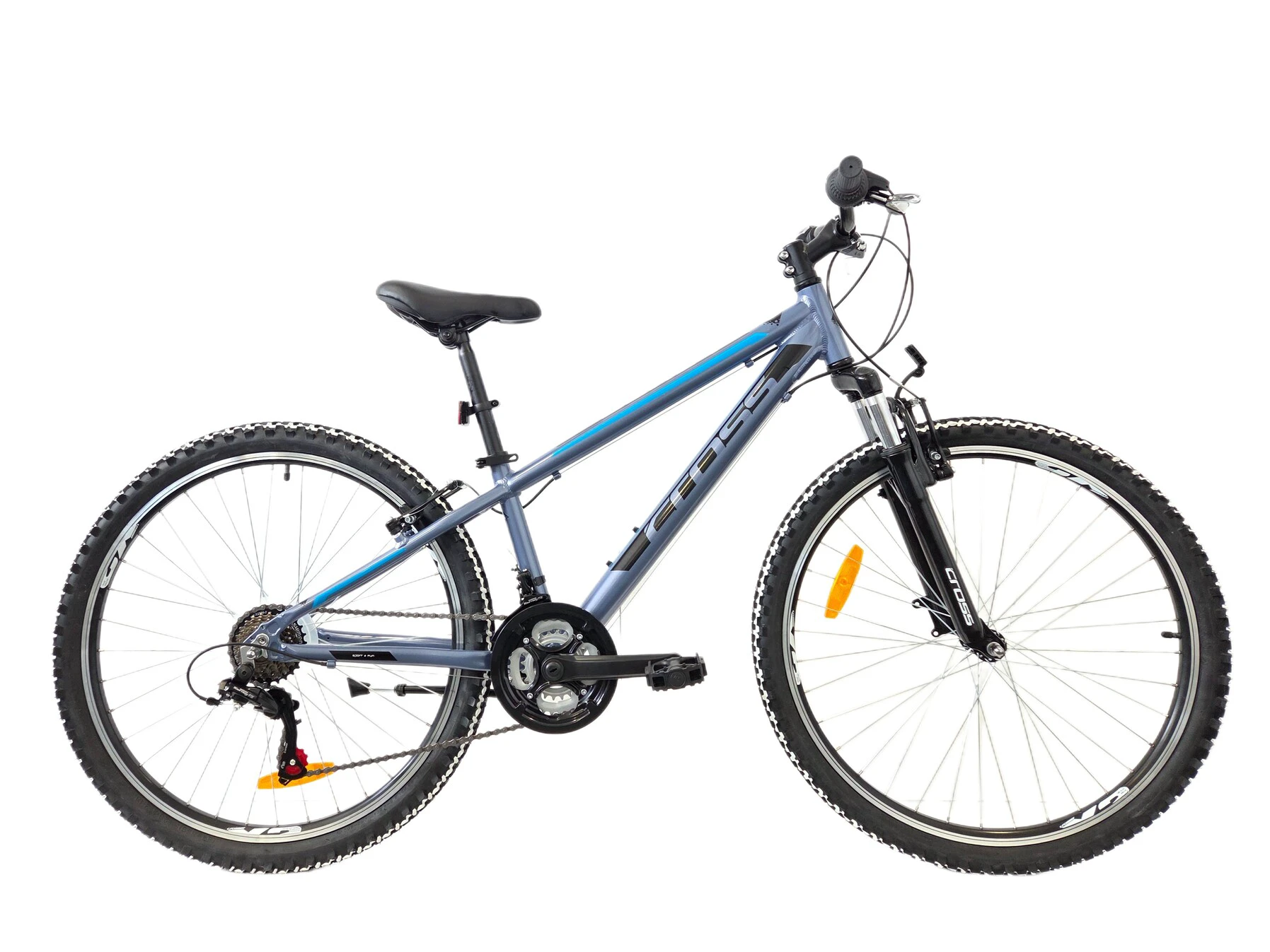 1. Bicicleta copii mtb CROSS Boxer 26 - Grey | 10-13 ani