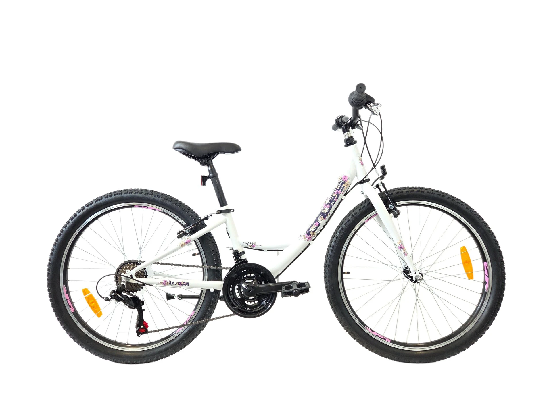1. Bicicleta copii mtb CROSS Alissa 24 - White | 8-10 ani