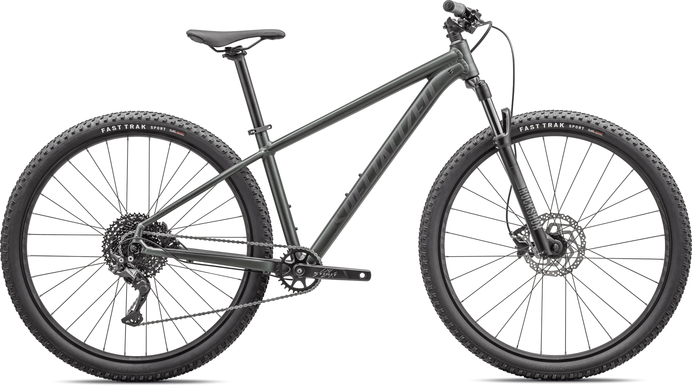 1. Bicicleta Mtb SPECIALIZED Rockhopper Comp 29 - Satin Metallic Oak Green M