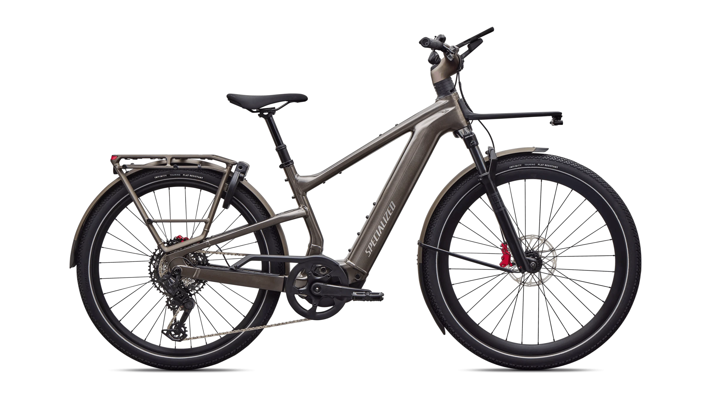 1. Bicicleta Electrica SPECIALIZED Turbo Vado 3 6.0 - Gloss Warm Smk Metallic L