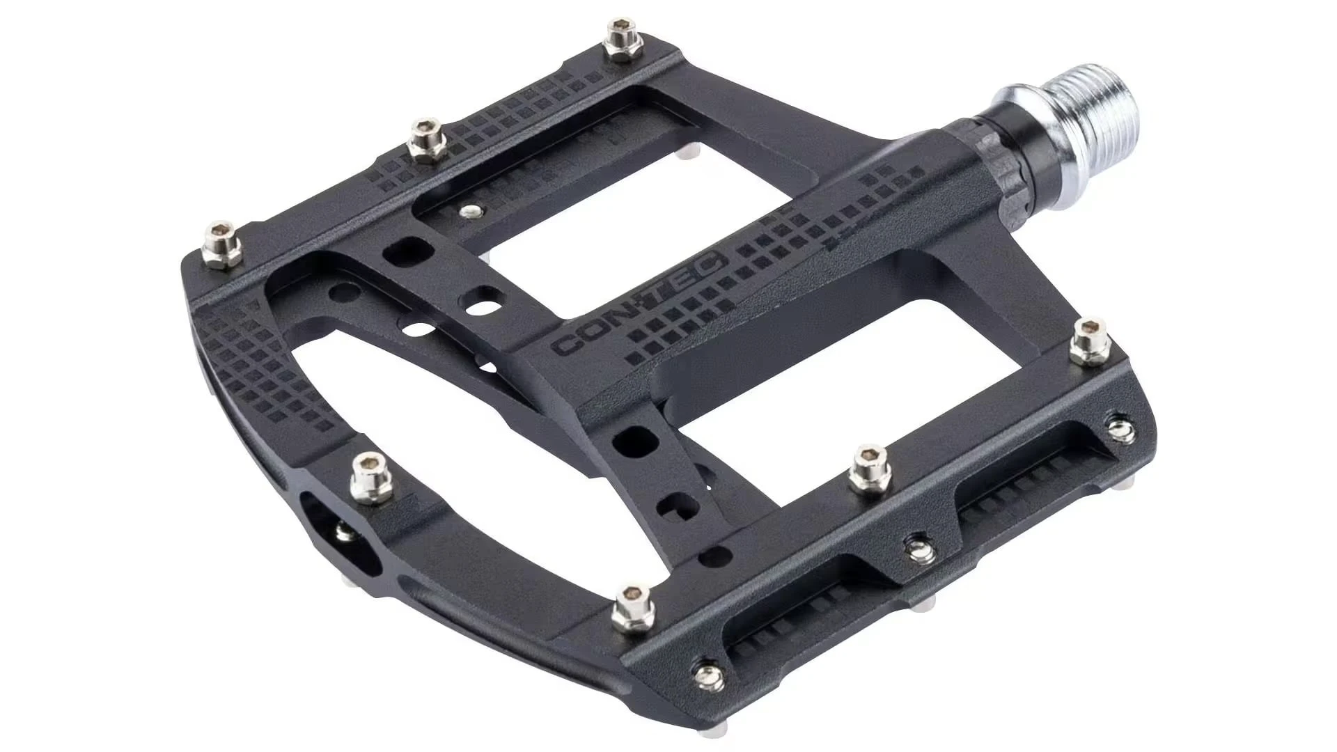 1. Pedale CONTEC Swagger Mtb/Freeride - Matt Black/Sandblased