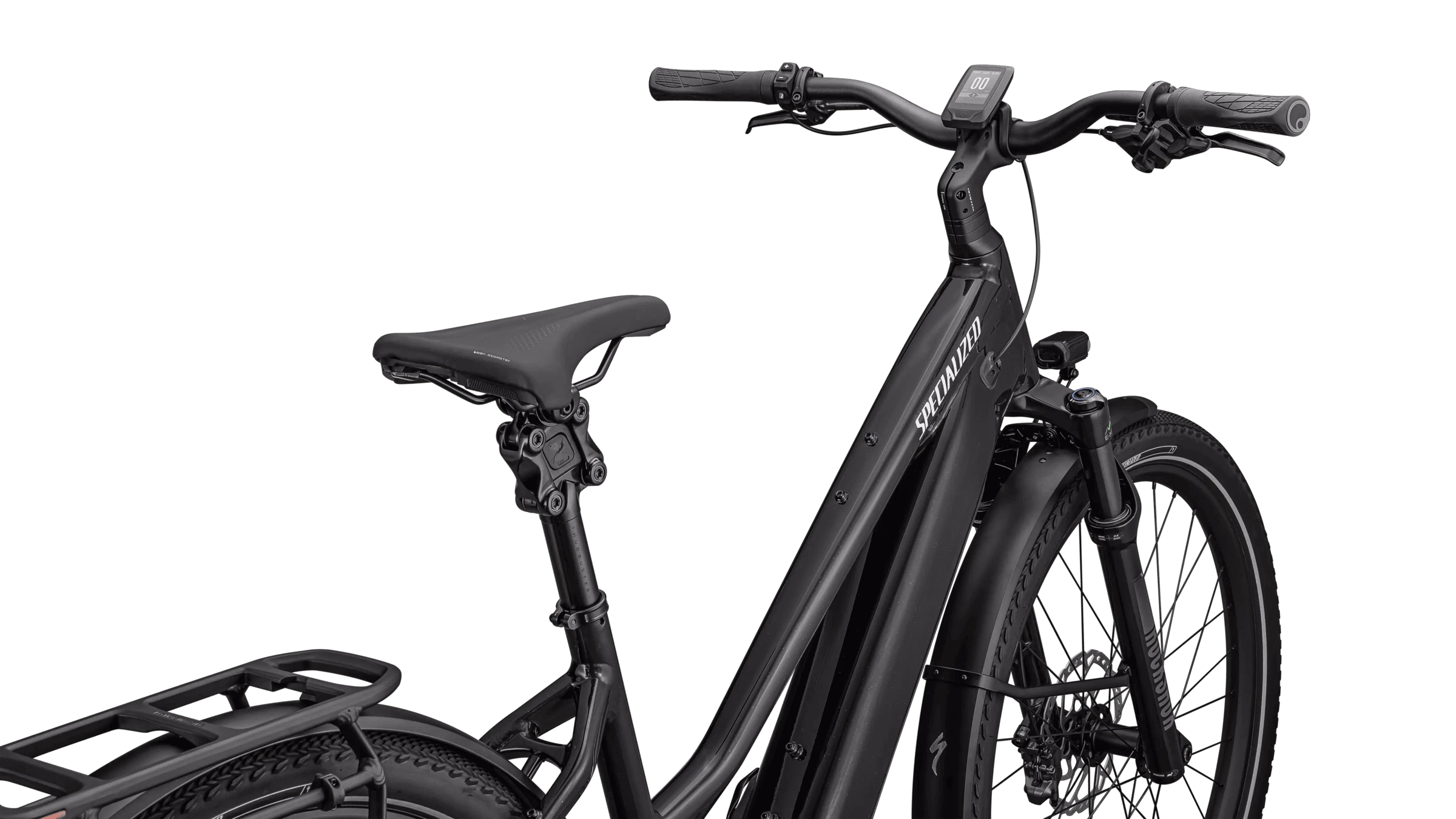 6. Bicicleta Electrica SPECIALIZED Turbo Vado 5.0 Step-Through - Gloss Castblack/Satin Silver Reflectiv