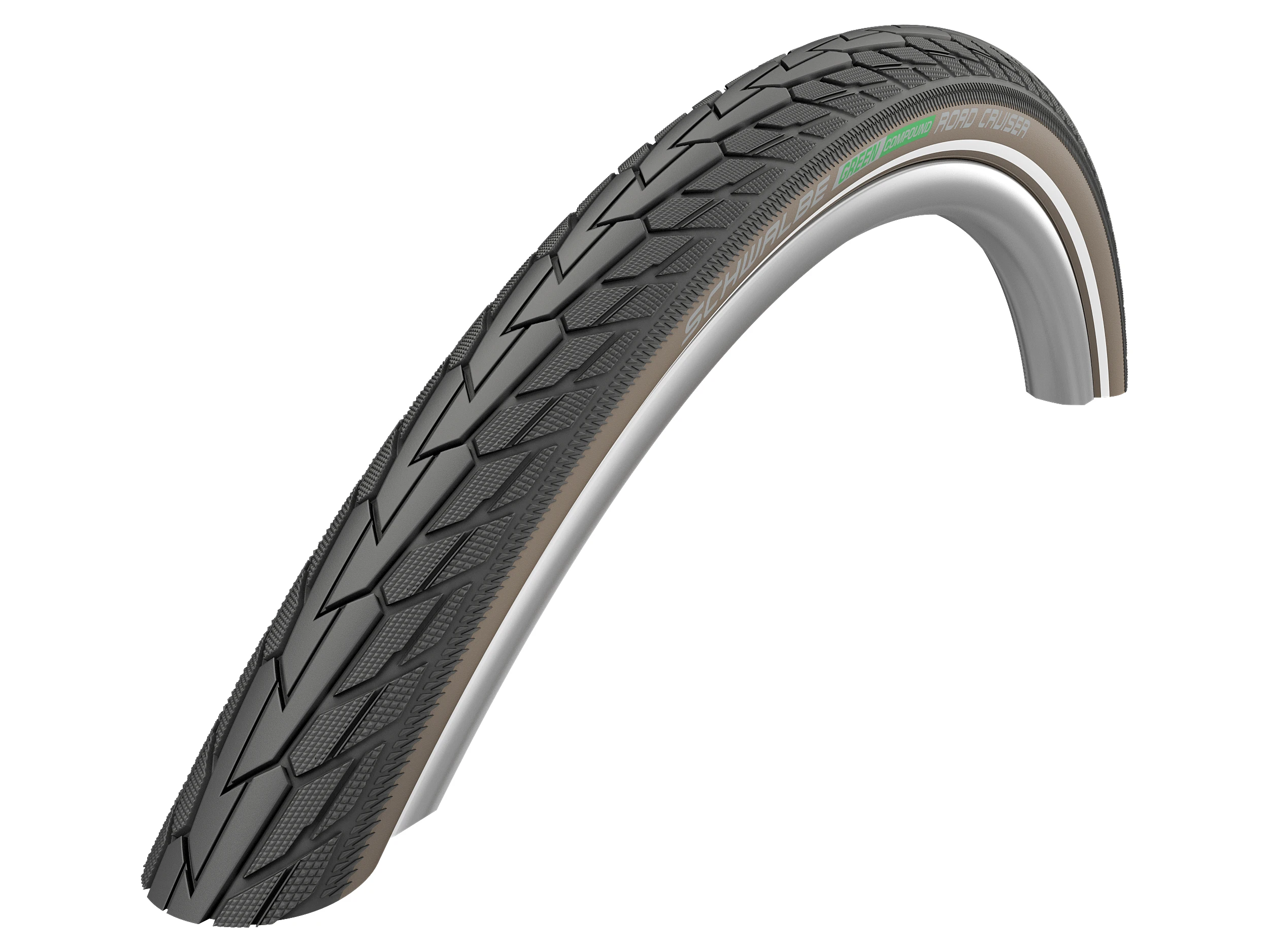 1. Cauciuc SCHWALBE Road Cruiser - 28x1.60 700x40C (42-622) HS484 B/CO+RT, Green - Sarma