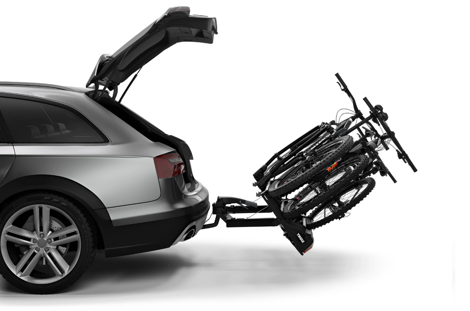 4. Suport biciclete THULE VeloSpace XT - 3 biciclete 13pini - Silver