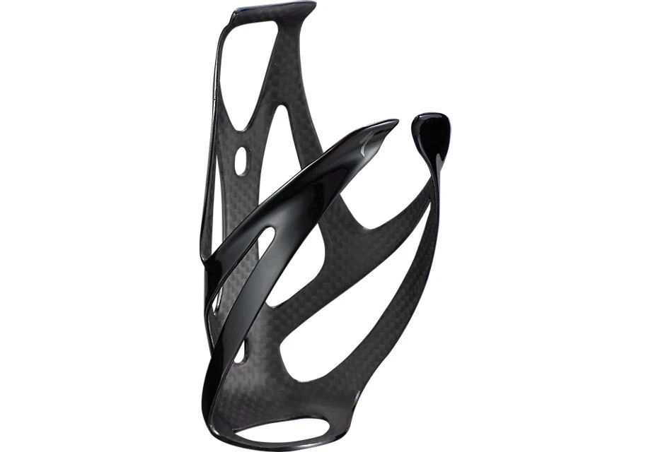 1. Suport bidon SPECIALIZED S-Works Carbon Rib Cage III - Carbon/Gloss Black