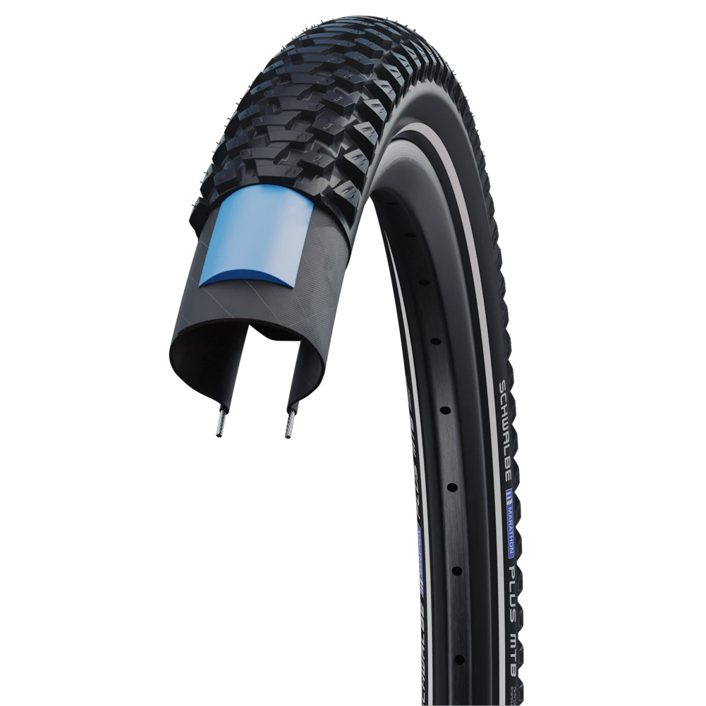 3. Cauciuc SCHWALBE Marathon Plus Mtb - 29x2.10 (54-622) HS468 B/B+RT, Addix - Sarma