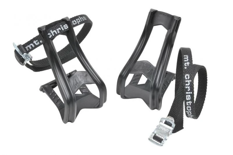 1. Set ratrape Toe-clips 45 Christophe + curele ZEFAL L/XL