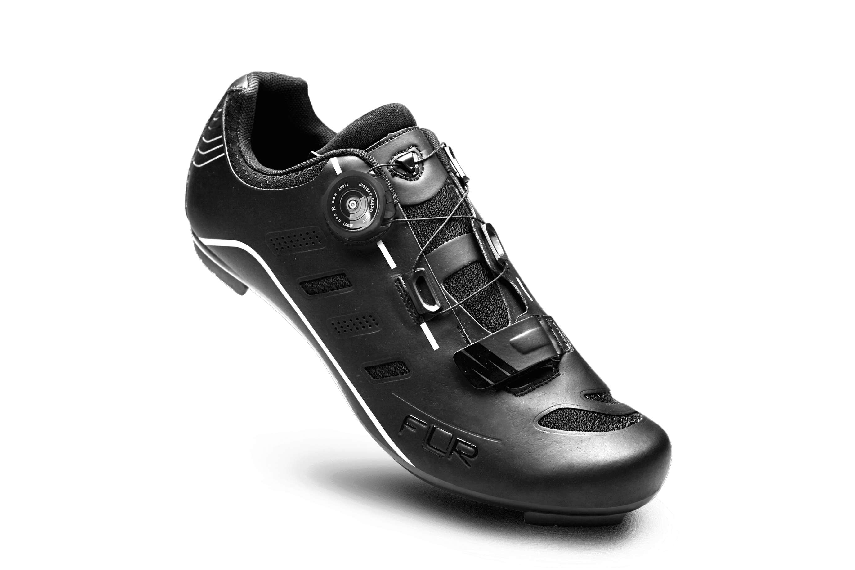 1. Pantofi Ciclism FLR F-22 II Pro Road - Black 41 (incl. 1 pereche sosete)