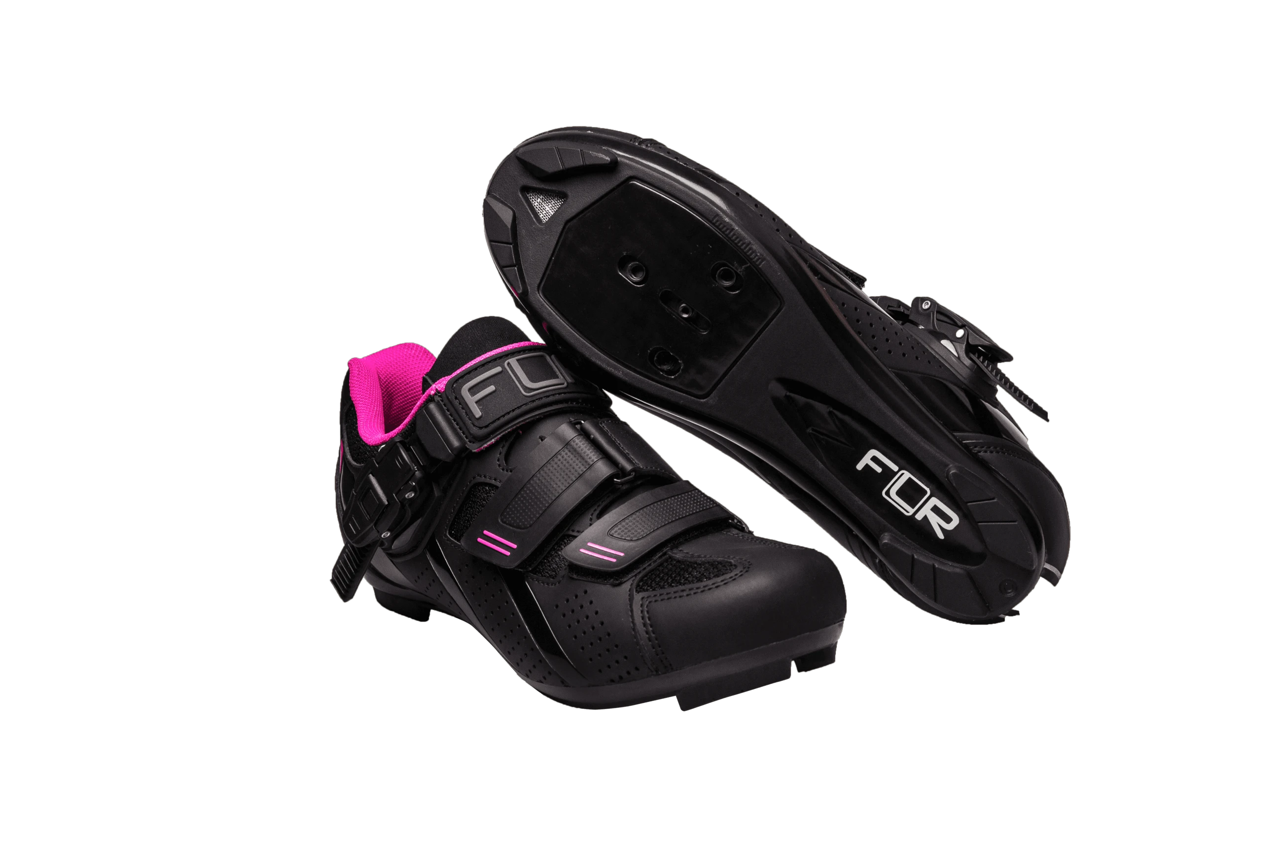 8. Pantofi Ciclism FLR F-15 III Pro Road - Black/Pink 36