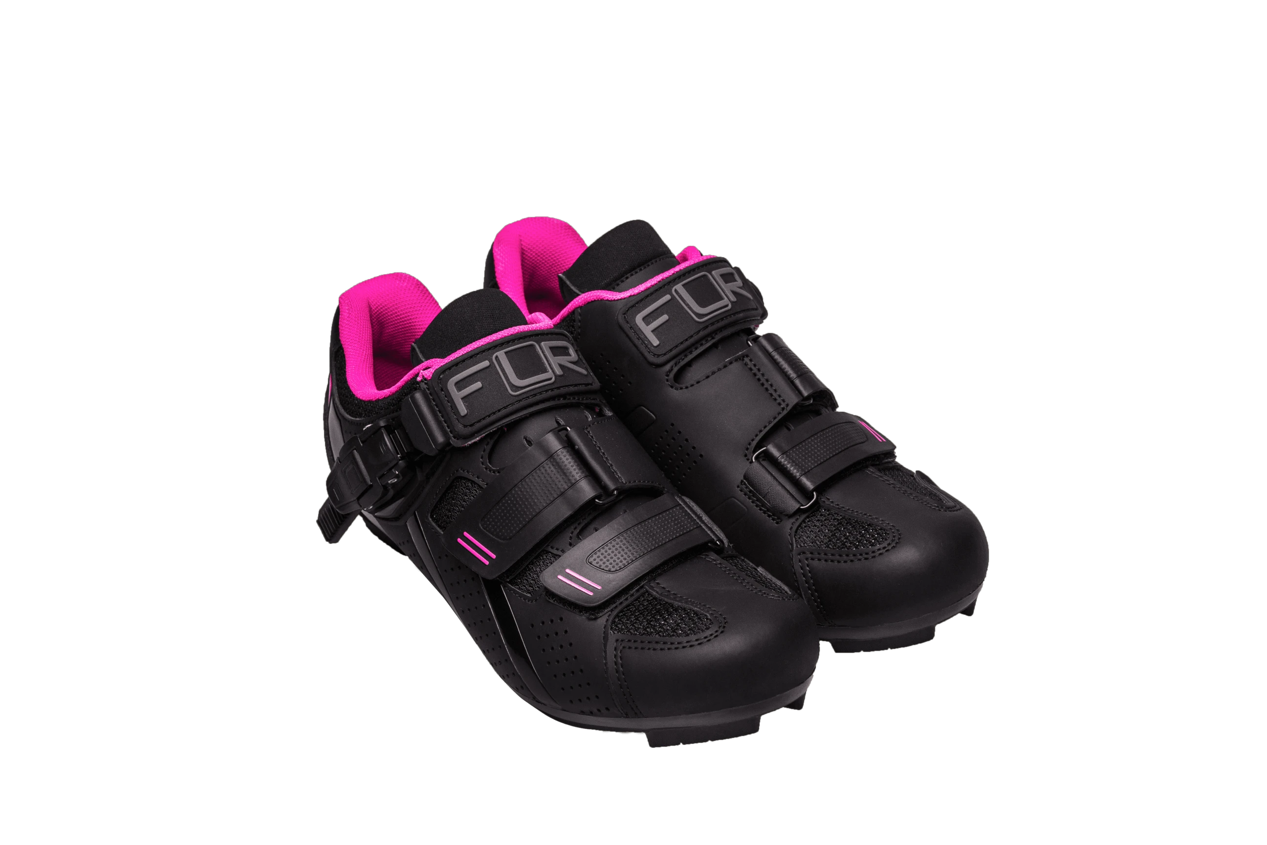 7. Pantofi Ciclism FLR F-15 III Pro Road - Black/Pink 36