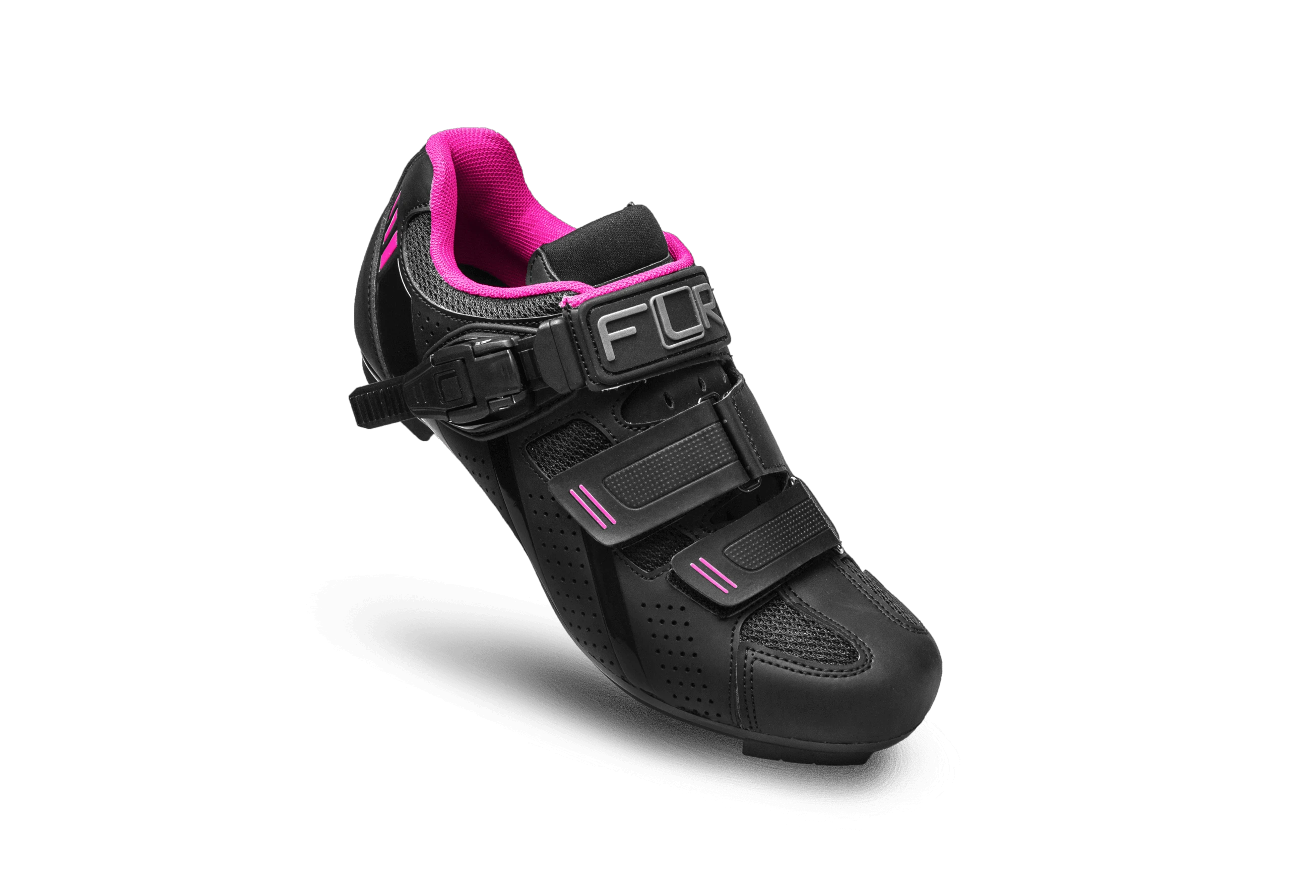 6. Pantofi Ciclism FLR F-15 III Pro Road - Black/Pink 36