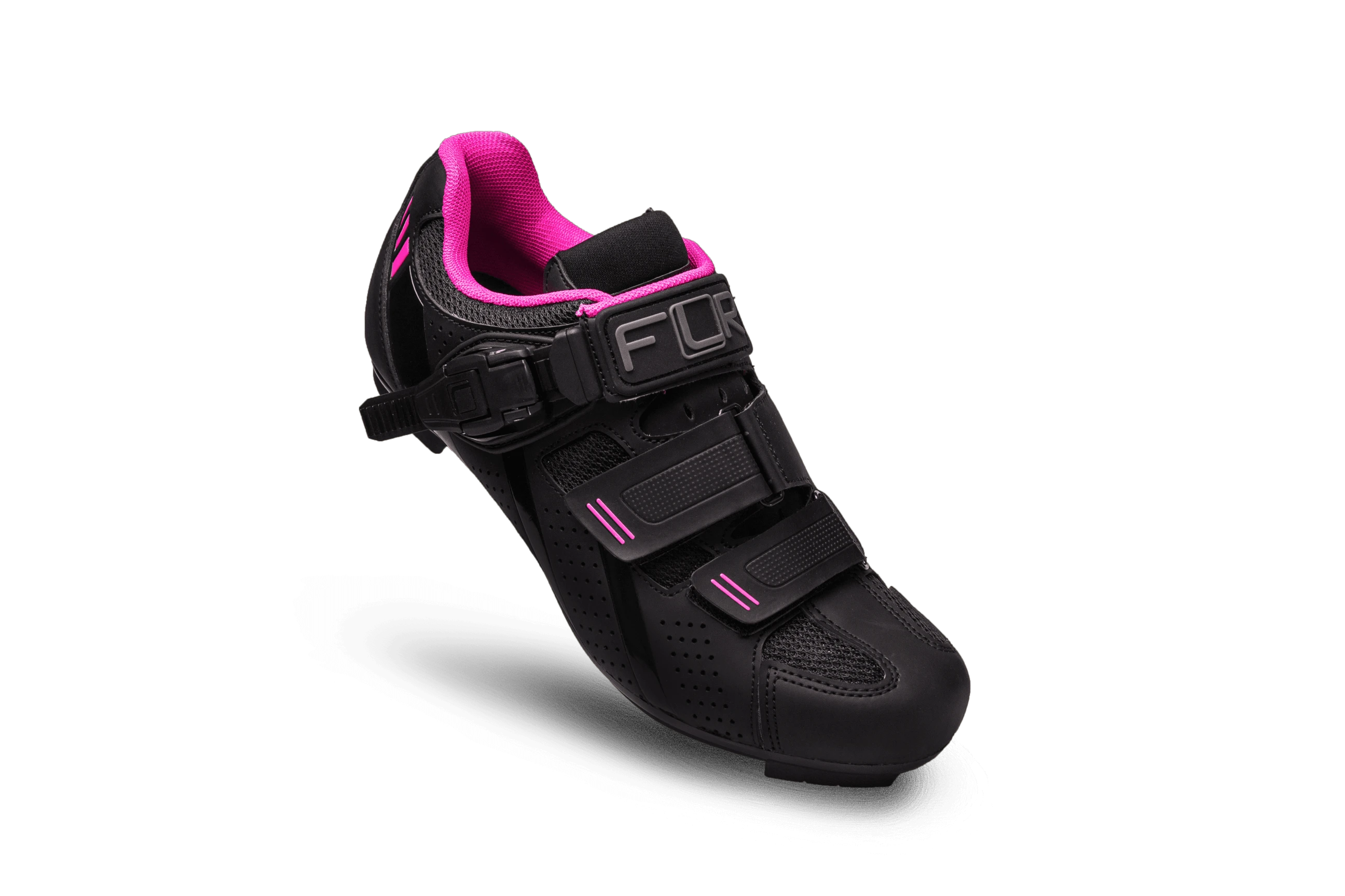 1. Pantofi Ciclism FLR F-15 III Pro Road - Black/Pink 36