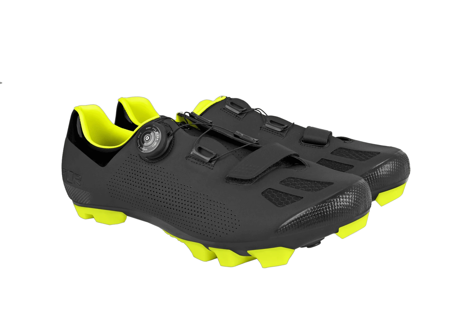 2. Pantofi Ciclism FLR F-70 Elite Mtb - Black/Neon Yellow 46