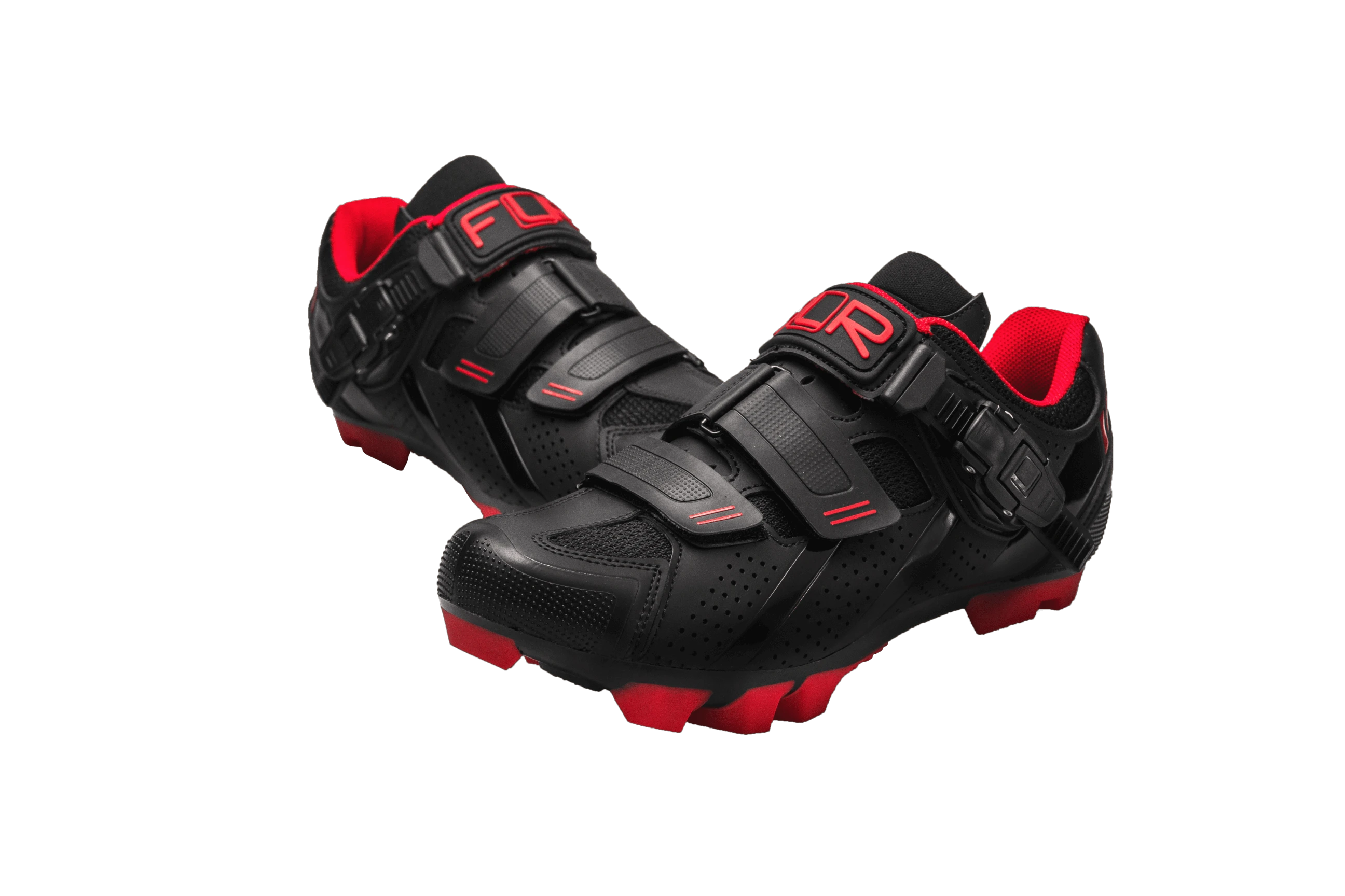5. Pantofi Ciclism FLR F-65 III Elite Mtb - Black/Red 42
