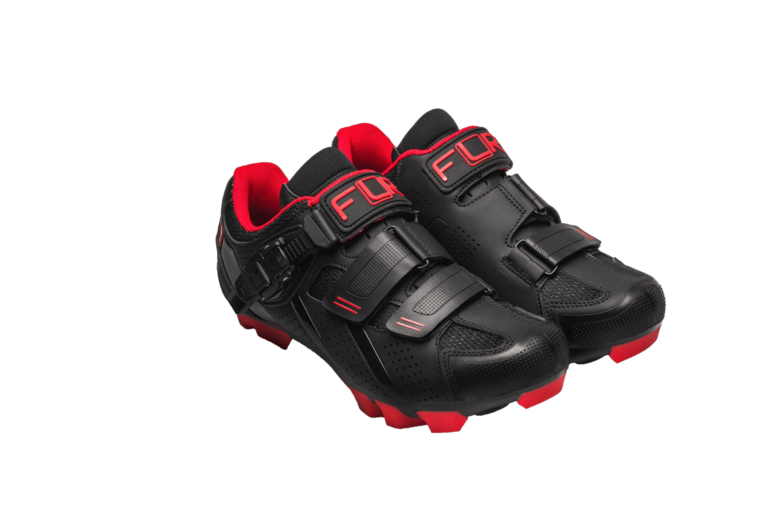 6. Pantofi Ciclism FLR F-65 III Elite Mtb - Black/Red 42