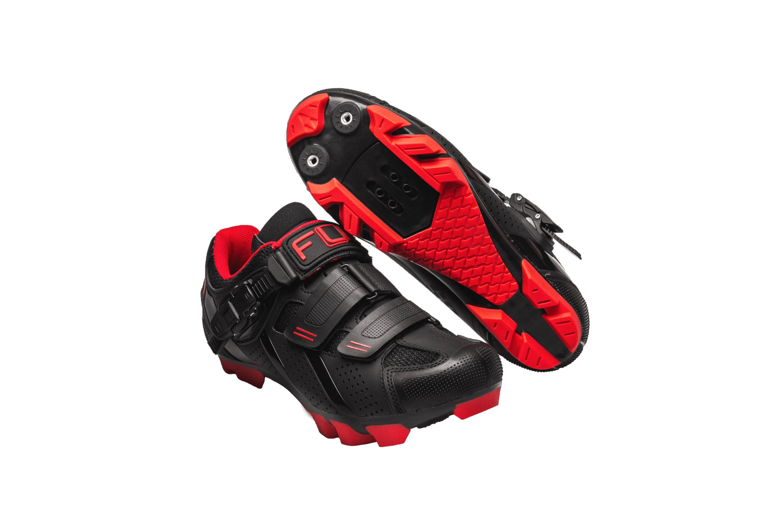 7. Pantofi Ciclism FLR F-65 III Elite Mtb - Black/Red 42