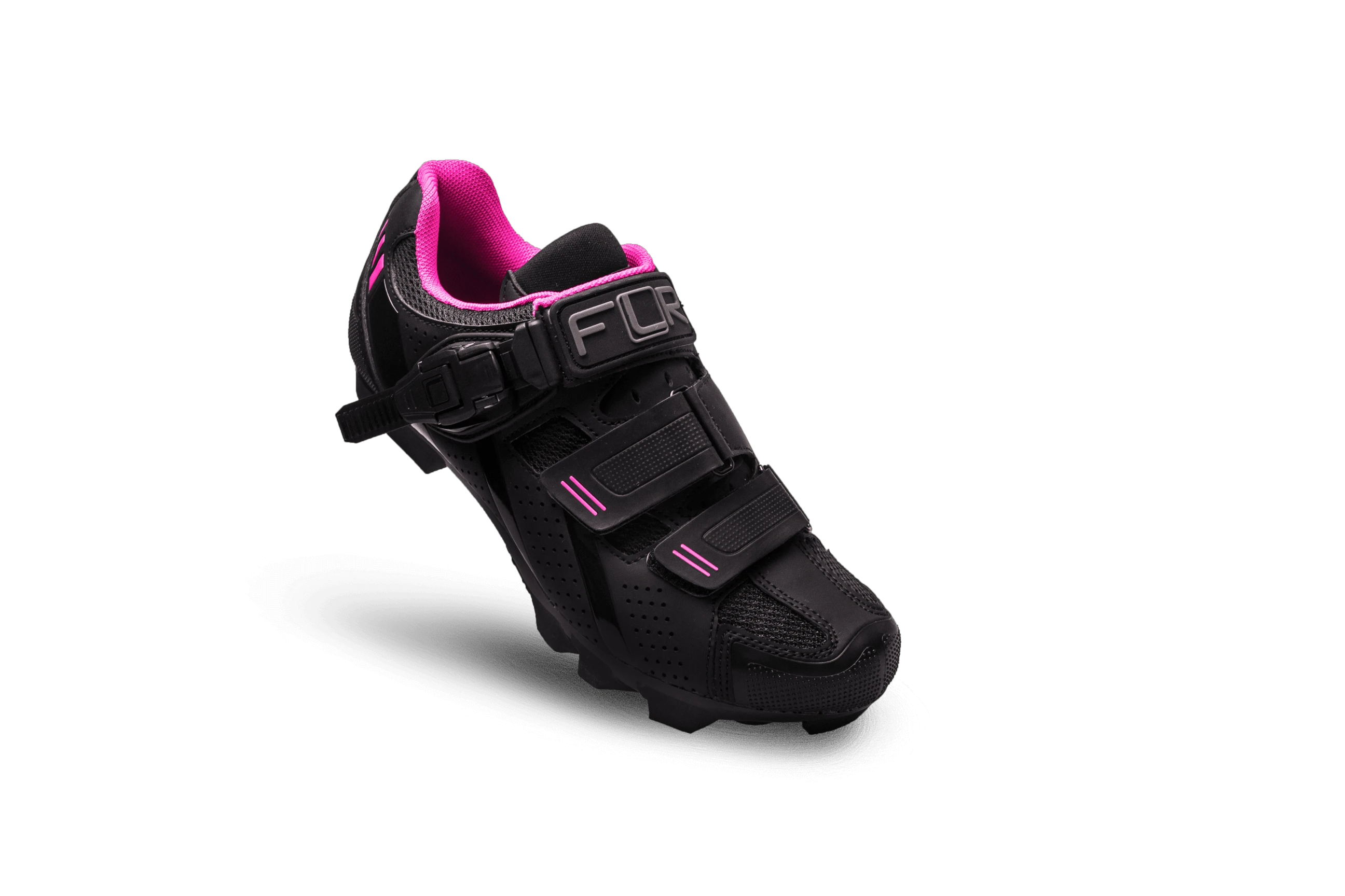 1. Pantofi Ciclism FLR F-65 III Elite Mtb - Black/Pink 36