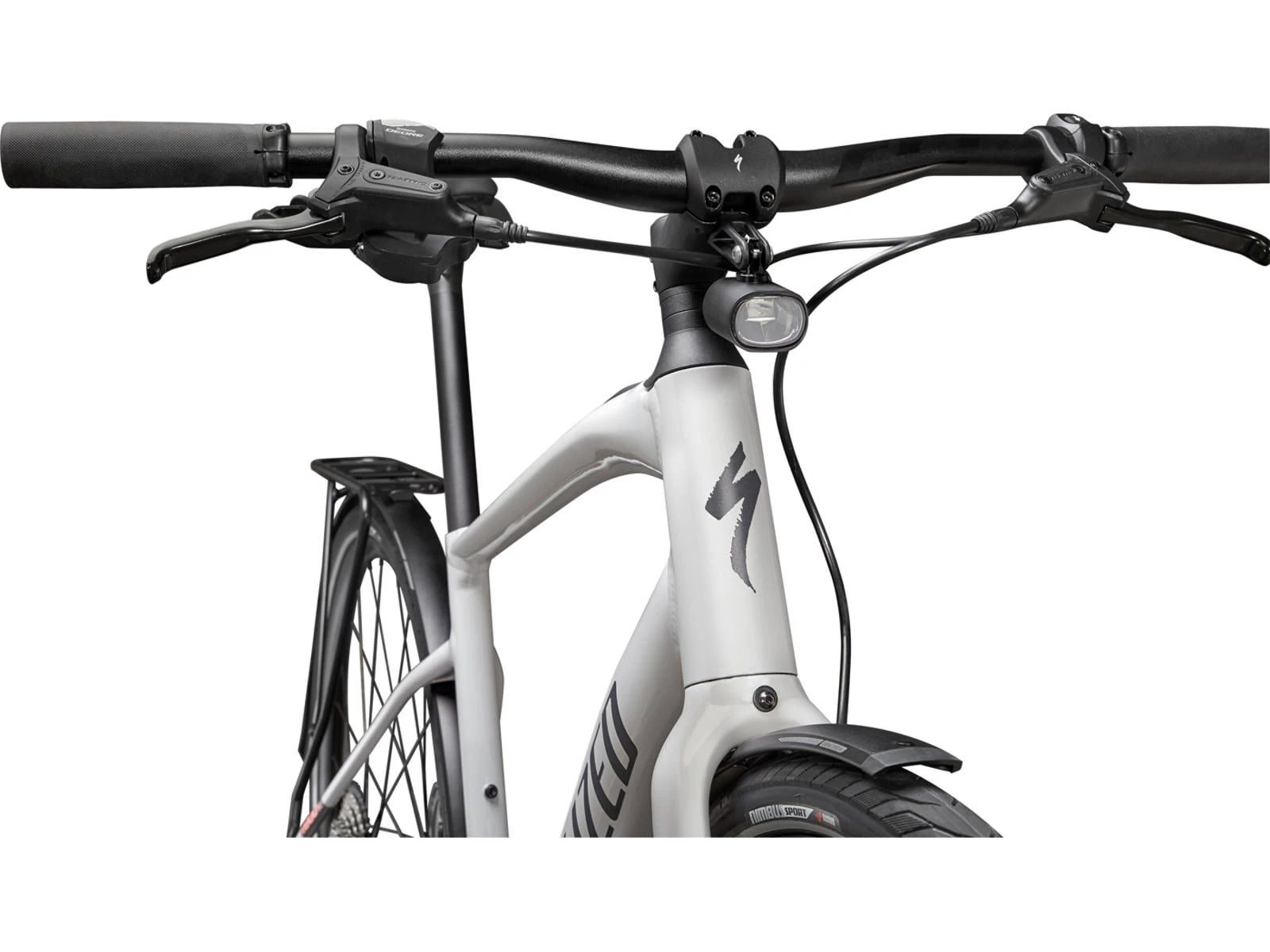 6. Bicicleta Electrica SPECIALIZED Turbo Vado SL 4.0 EQ - Dove Gray/Acid Lava L