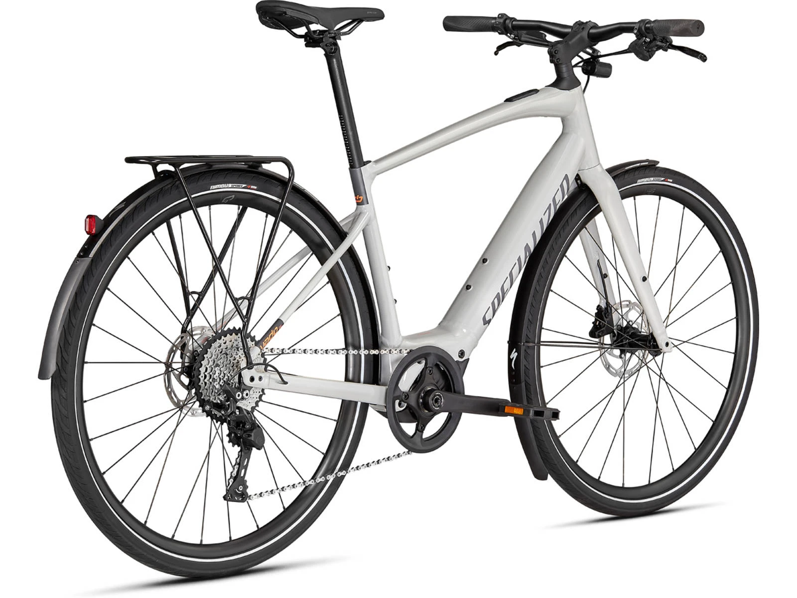 3. Bicicleta Electrica SPECIALIZED Turbo Vado SL 4.0 EQ - Dove Gray/Acid Lava L