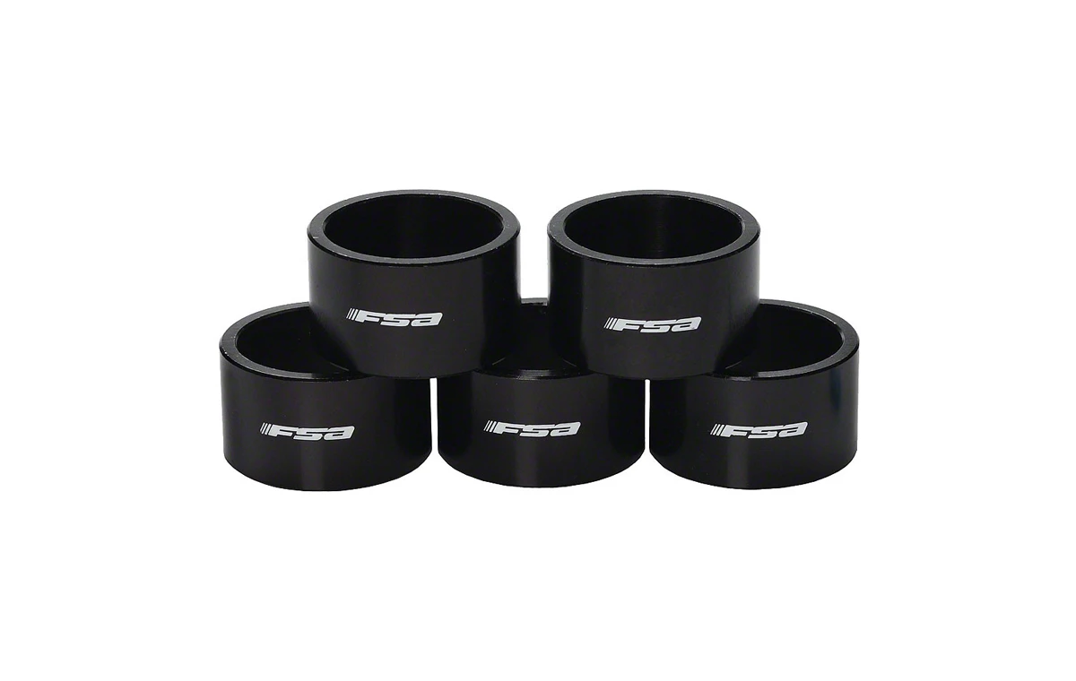 1. Distantier furca FSA 1 1/8" x 20mm Negru