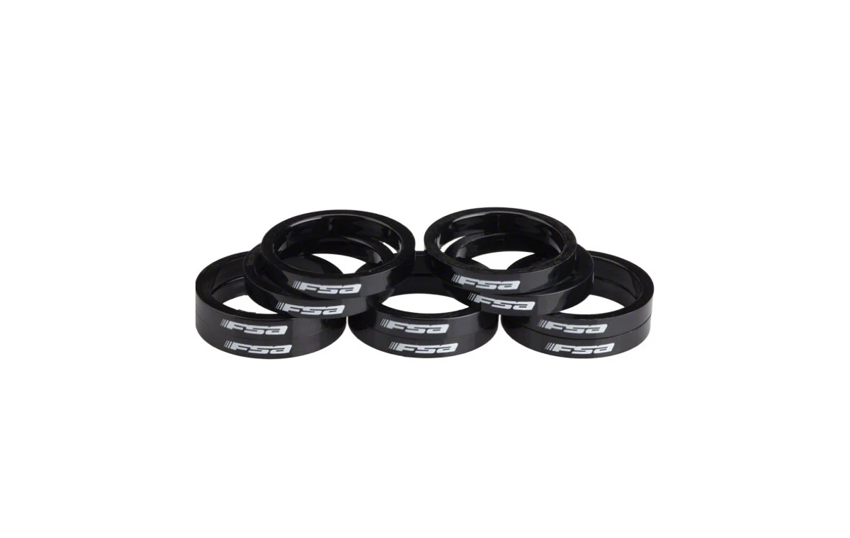 1. Distantier furca FSA 1 1/8" x 5mm Negru
