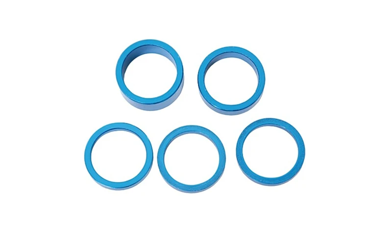 1. Distantiere furca CONTEC SPACER SET 1 1/8"- albastru
