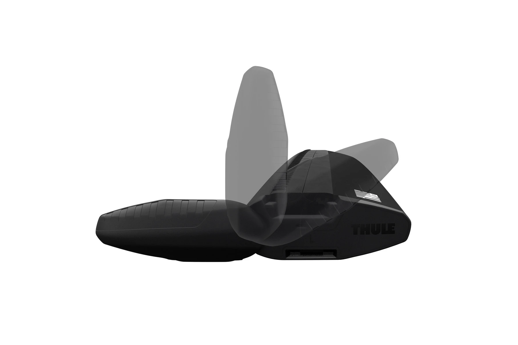 2. Bare transversale THULE WingBar Evo 127 (set 2 bare) - Black