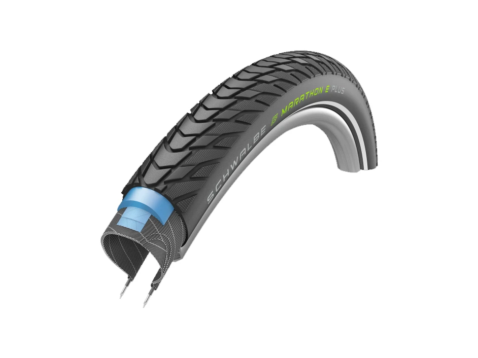 1. Cauciuc SCHWALBE Marathon E-Plus - 28x2.00 (50-622) HS498 B/B+RT, Addix E - Sarma