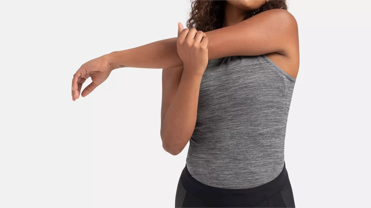 2. Bluza de Corp fara Maneci SPECIALIZED Women's Seamless Baselayer- Grey S
