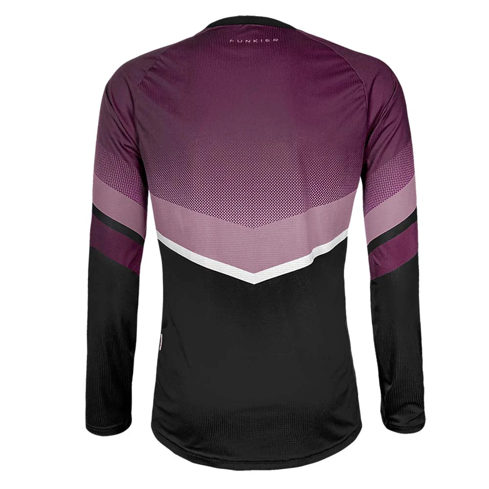 2. Tricou Ciclism FUNKIER Turone-W Enduro - Purple/Black XS
