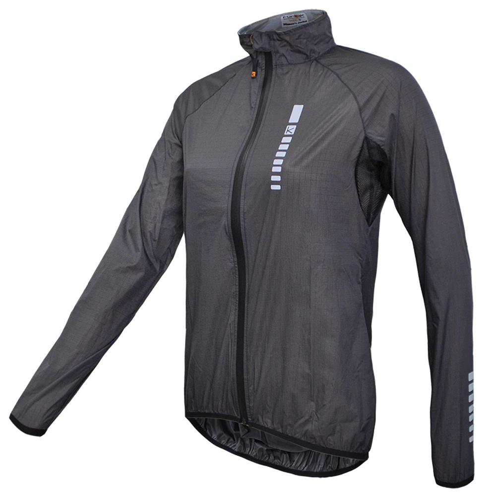 3. Jacheta Ploaie Ciclism FUNKIER Saronno Women Light Rain - Grey XS