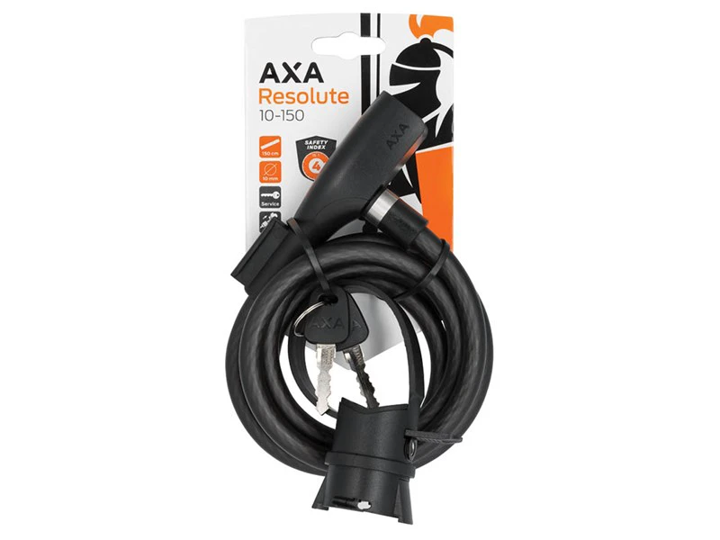 2. Antifurt Cablu AXA Resolute 10mm/150cm - Black