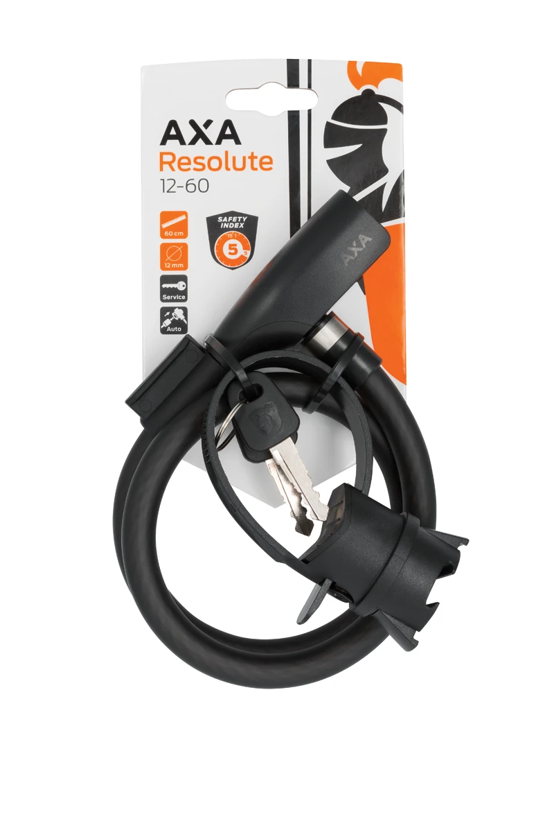 2. Antifurt Cablu AXA Resolute 12mm/60cm - Black