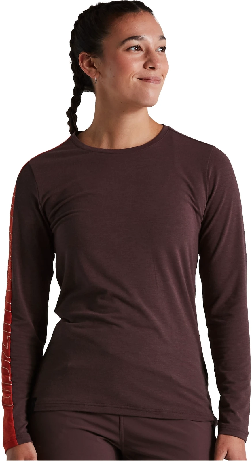 1. Tricou Ciclism SPECIALIZED Women's Trail (L/S) - Cast Umber S