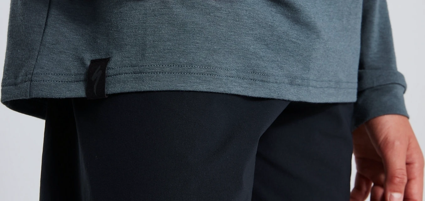 4. Tricou Ciclism SPECIALIZED Youth Trail (L/S) - Cast Battleship M