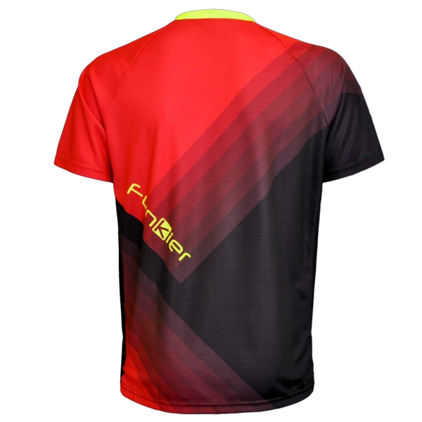 2. Tricou Ciclism FUNKIER Termoli Enduro Men (S/S) - Black/Red L