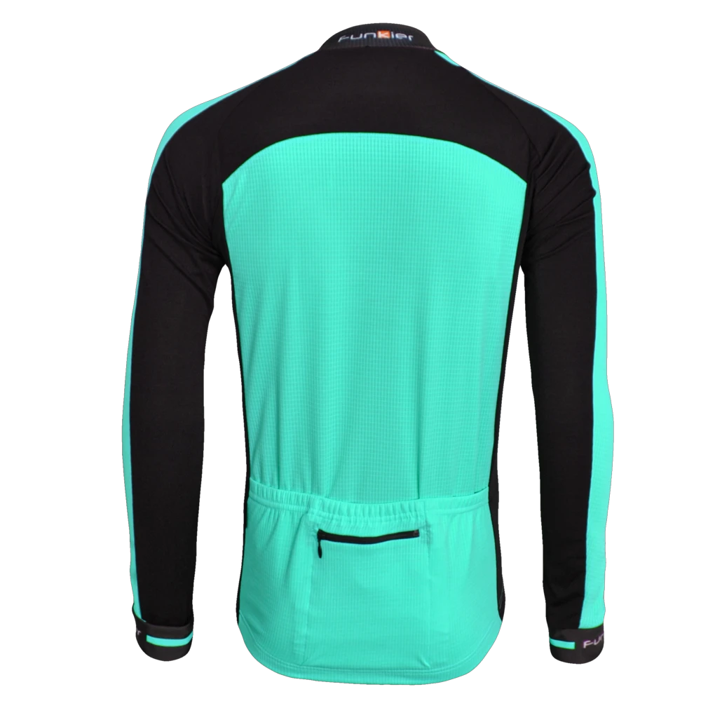 3. Tricou Termic Ciclism Copii FUNKIER Firenze-LW Winter (L/S) - Mint 12 ani