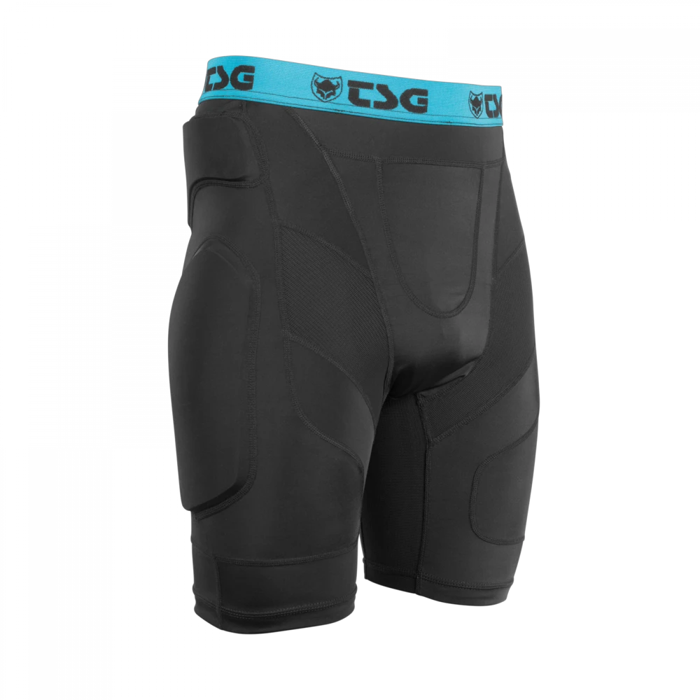 1. Pantaloni Ciclism cu Protectii TSG Crash Pant A - Black S