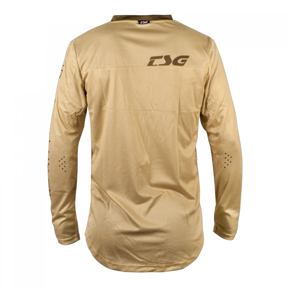 2. Tricou Ciclism TSG MF1 (L/S) - Beige Olive S