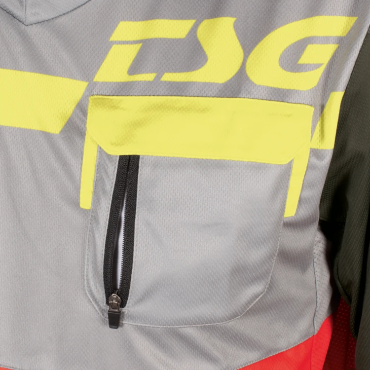 5. Tricou Ciclism TSG SP5 (S/S) - Red Limeyellow XS