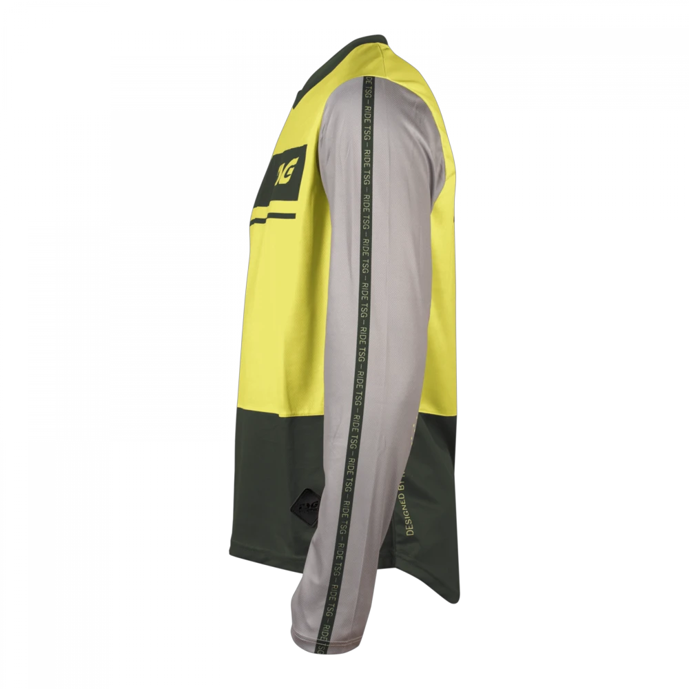 4. Tricou Ciclism TSG Skillz (L/S) - Black Limeyellow S