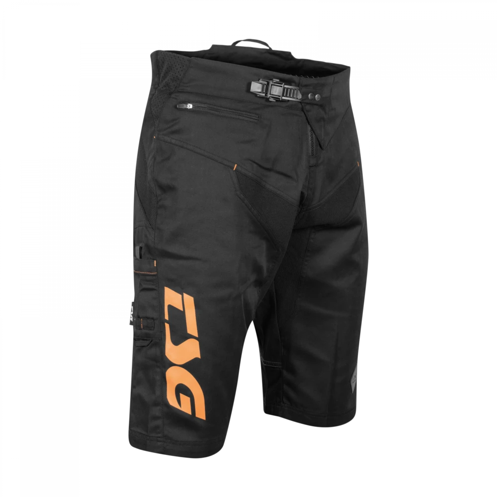 1. Pantaloni Scurti Ciclism TSG Worx - Black Orange S