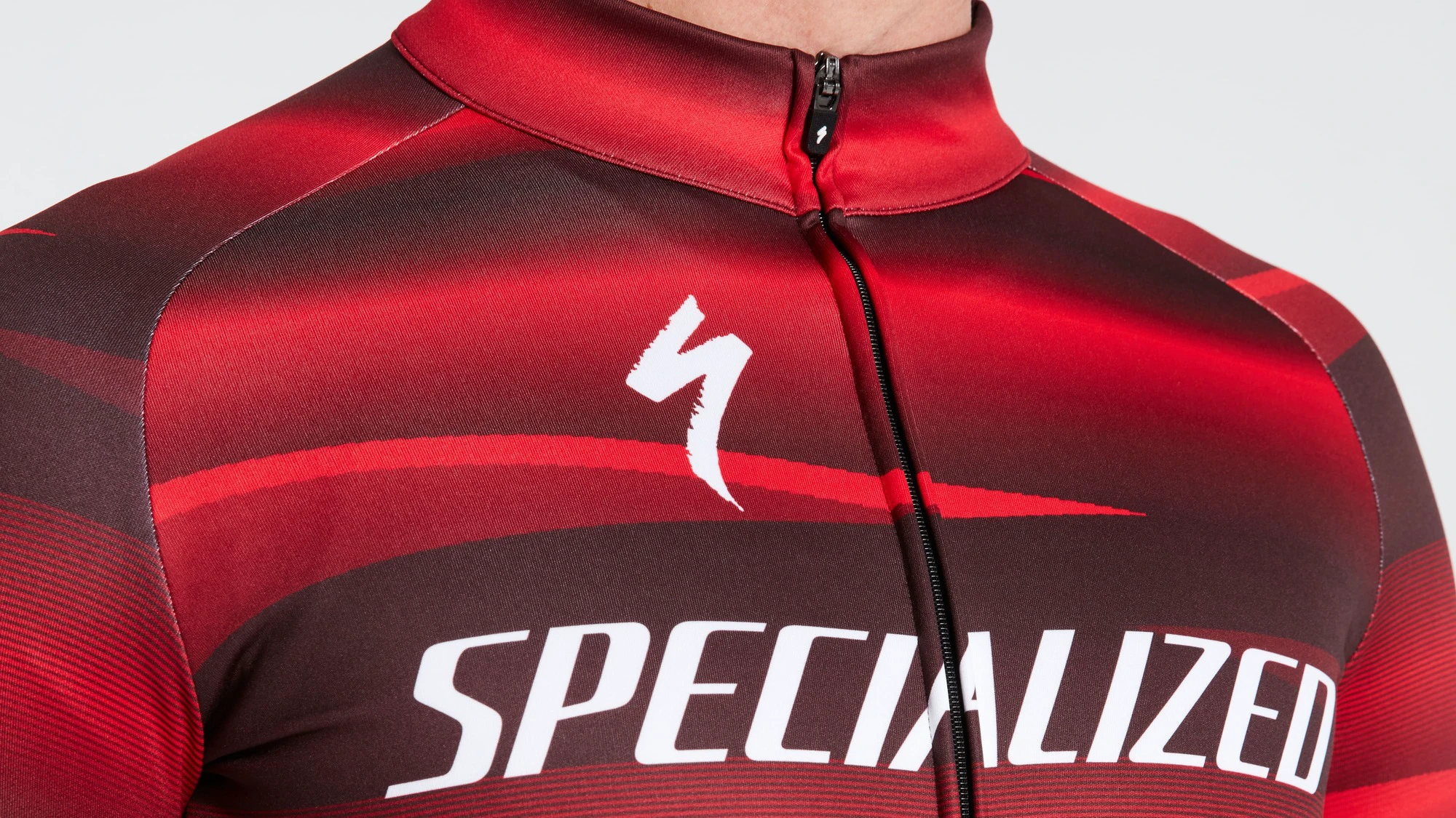 3. Tricou Ciclism Softshell SPECIALIZED Men's Factory Racing Team SL Expert (L/S) - Black/Red L