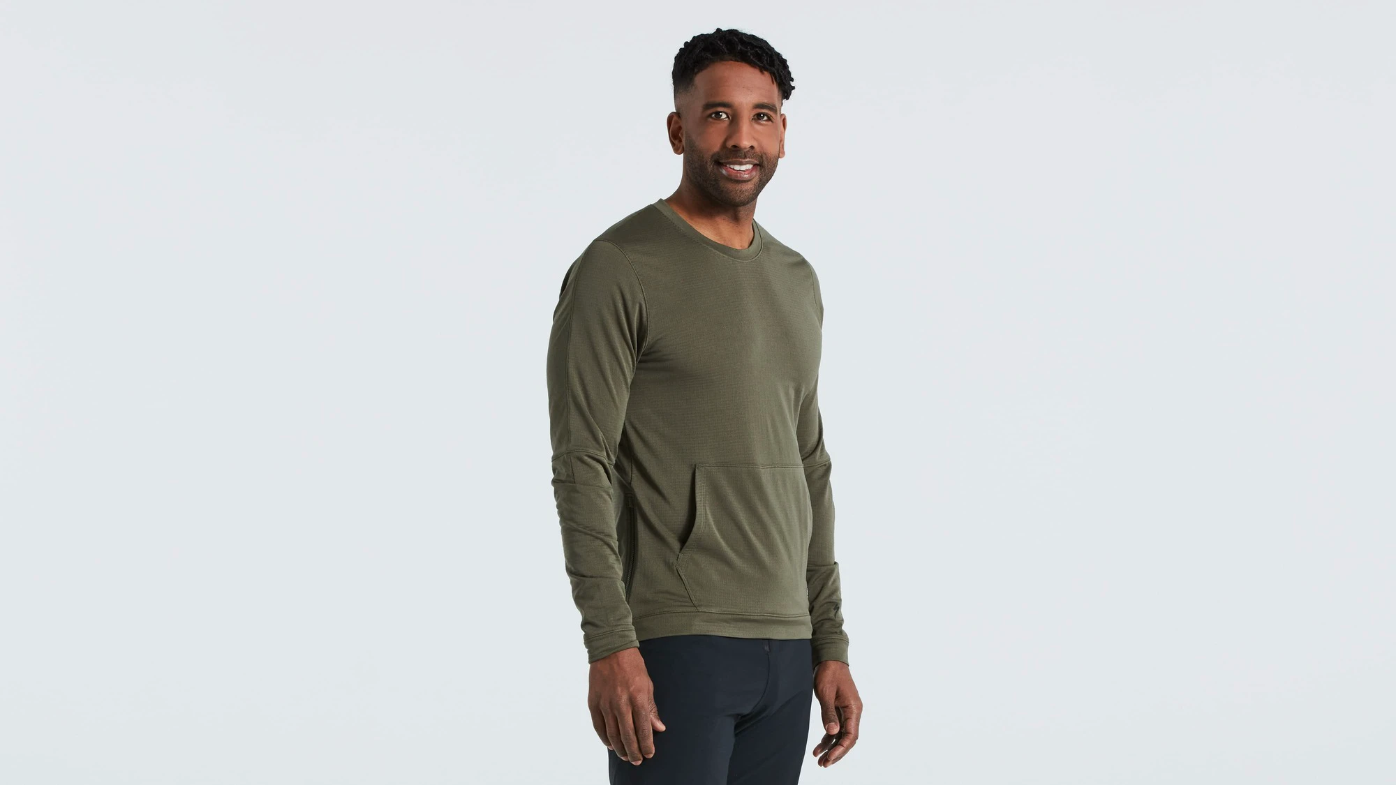 6. Tricou Ciclism SPECIALIZED Men's Trail Power Grid (L/S) - Oak Green M