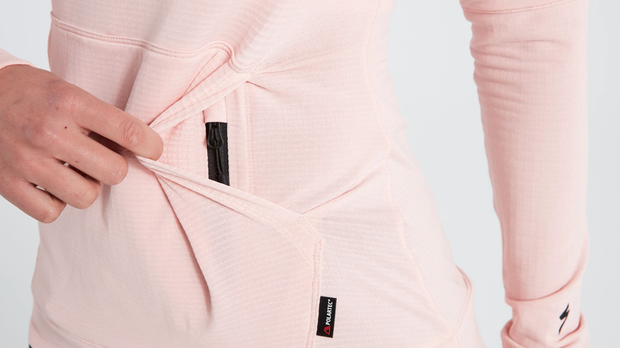 5. Tricou Ciclism SPECIALIZED Women's Trail Power Grid (L/S) - Blush L