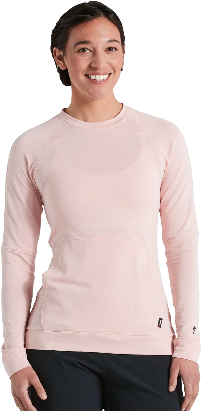 1. Tricou Ciclism SPECIALIZED Women's Trail Power Grid (L/S) - Blush L